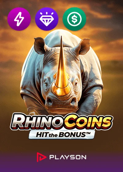 Rhino Coins Hit the Bonus spilleautomat